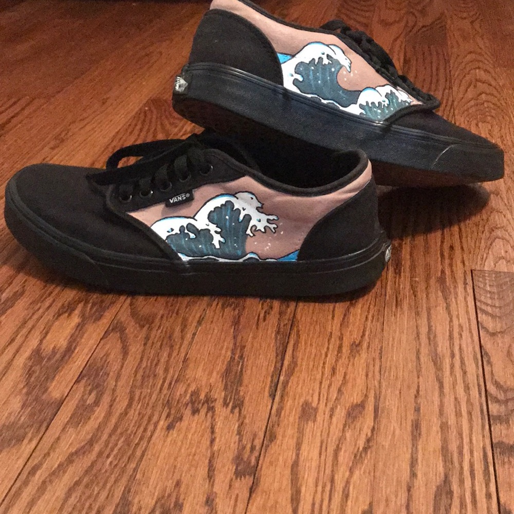 Custom Black Vans